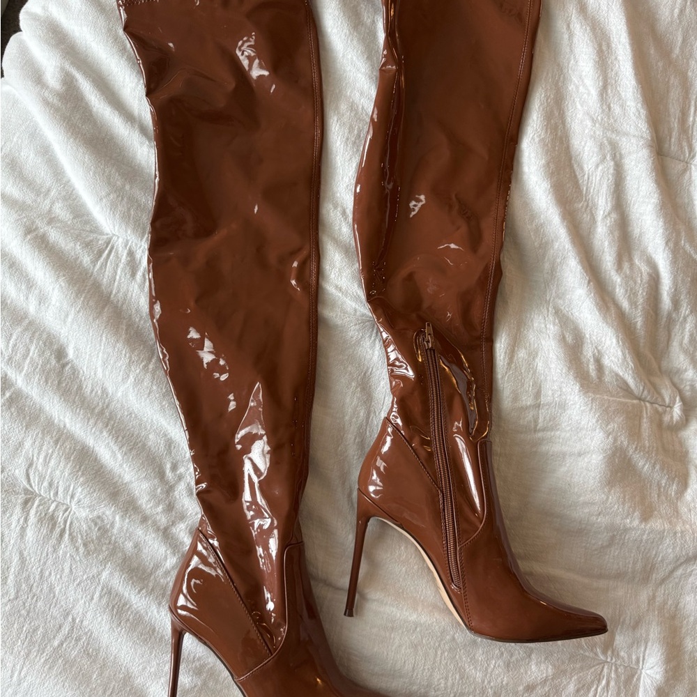 Brown Thigh high boots